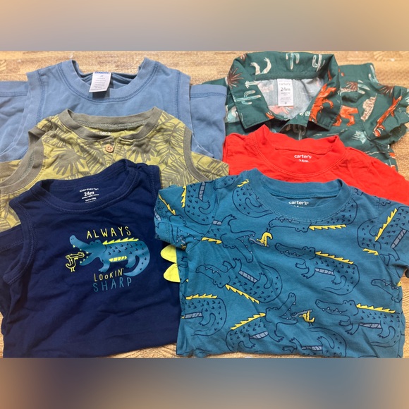 Carter's Kids Jumpsuits & Rompers - 5 pieces + 1 Gymboree romper. - Picture 3 of 3